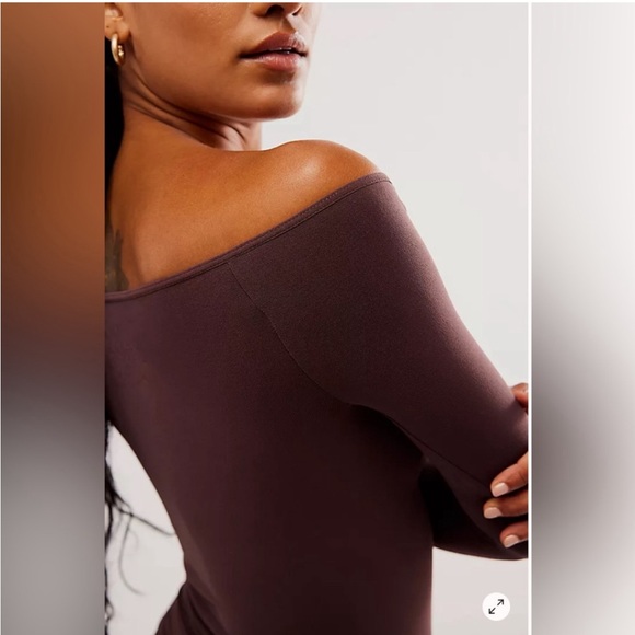 Free People Intimately Off The Shoulder Long Sleeve - Picture 4 of 4